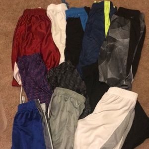 11 pair youth basketball shorts